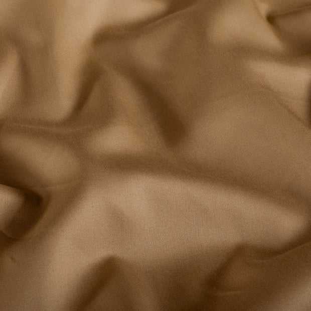 Satin fabric Unicolour Camel