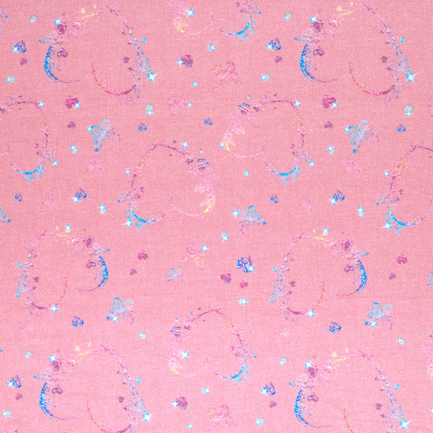 French Terry fabric Old Pink 