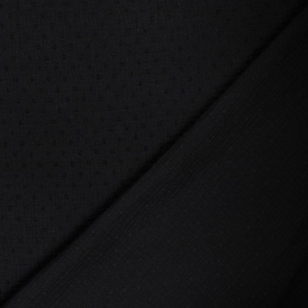 Muslin fabric Dots dobby 