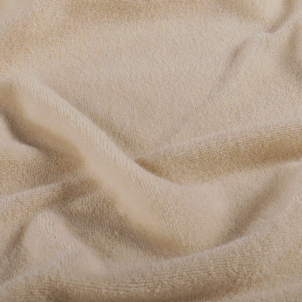 Stretch terry fabric Unicolour Beige