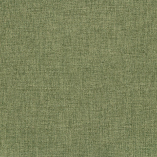 Linen Look fabric Khaki Green semi-transparent 