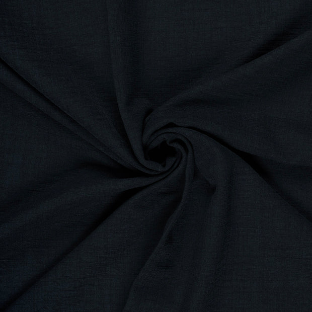 Linen Look fabric Navy printed 
