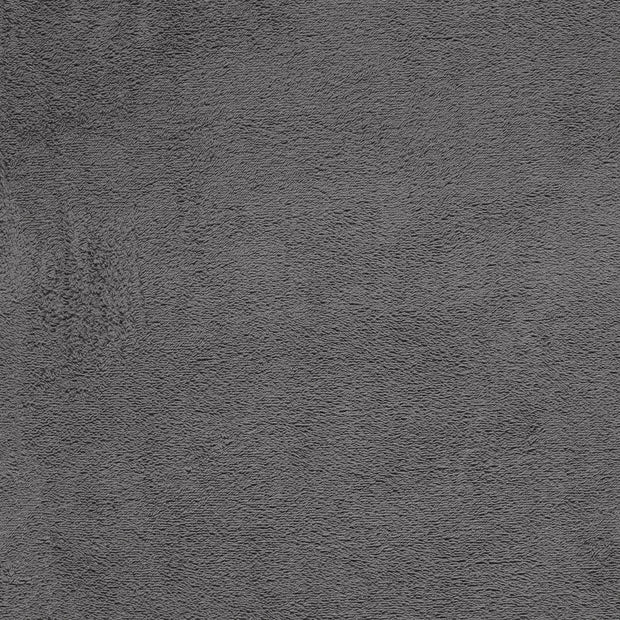 Terry Towelling fabric Grey matte 