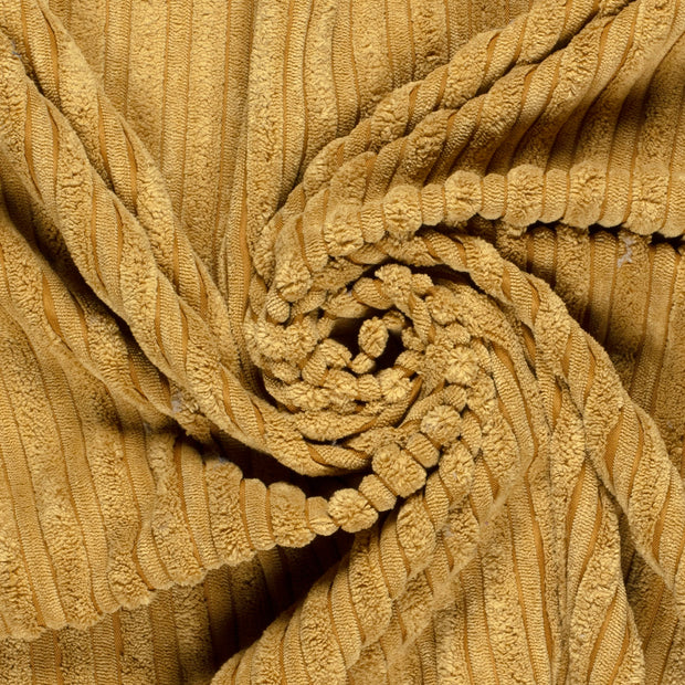 Corduroy 4.5w fabric Unicolour Oker