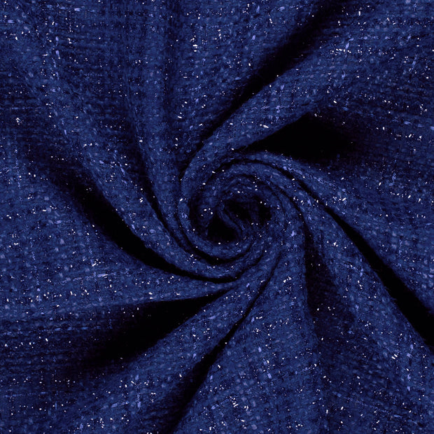 Jacquard fabric Unicolour Cobalt
