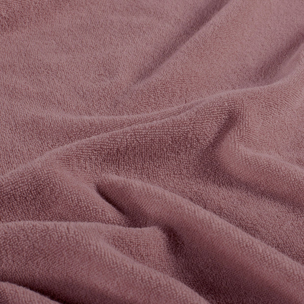 Stretch terry fabric Unicolour Old Pink
