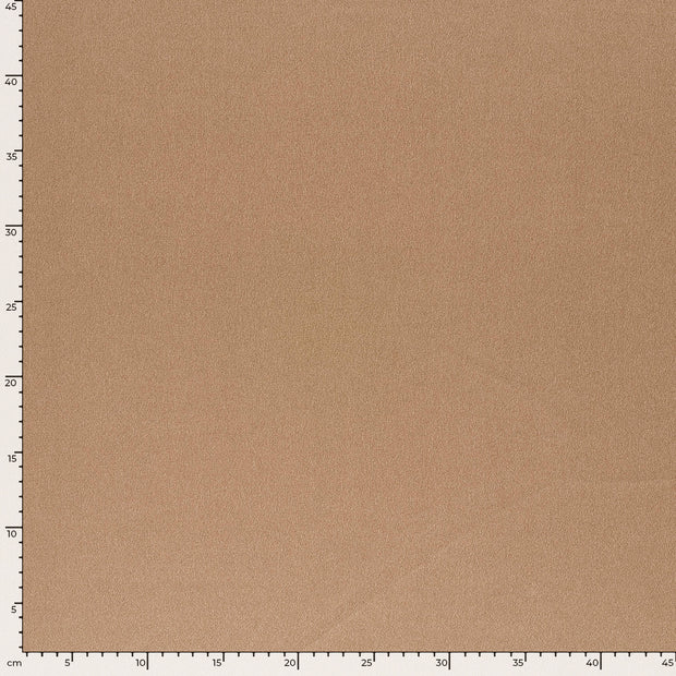 Satin Velvet fabric Unicolour Caramel