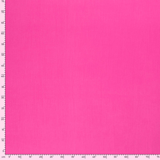 Bamboo Poplin fabric Unicolour Fuchsia