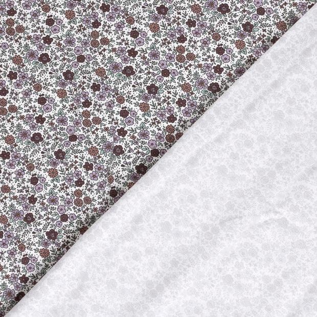 Jersey fabric Flowers printed 