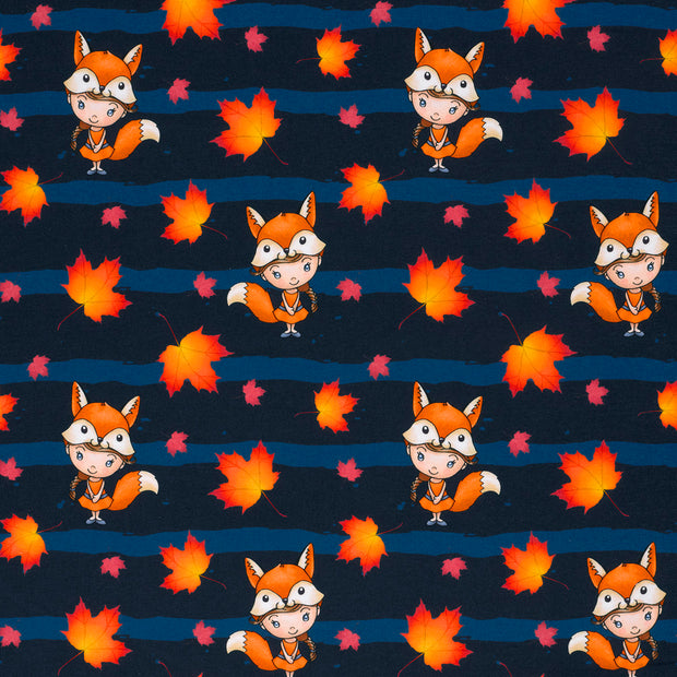 French Terry fabric Navy matte 