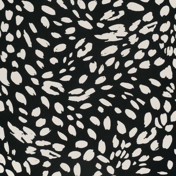 Punta di Roma fabric Black matte 