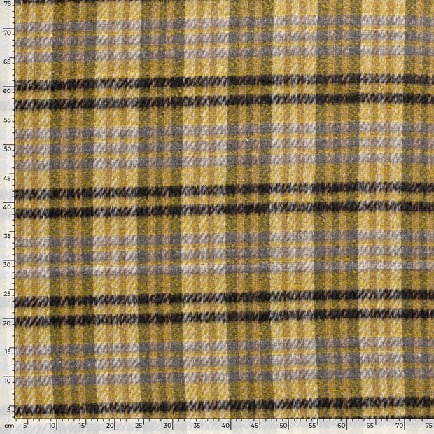 Jacquard fabrik Karo's Lime Grün