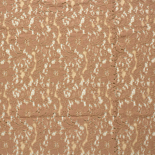 Lace fabric Salmon matte 