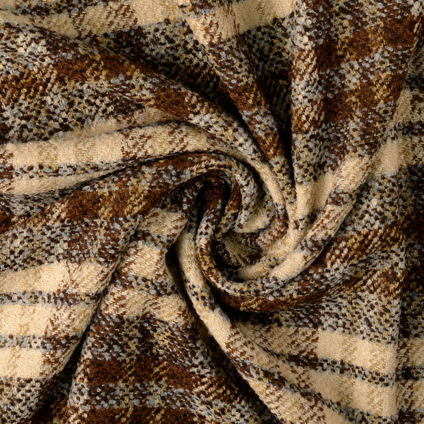 Tweed fabric Brown 