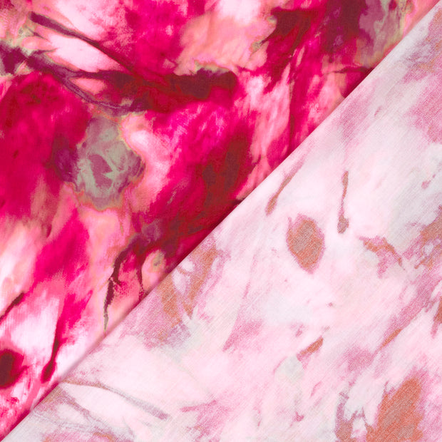 Popeline de Viscose tissu Abstrait imprimé 