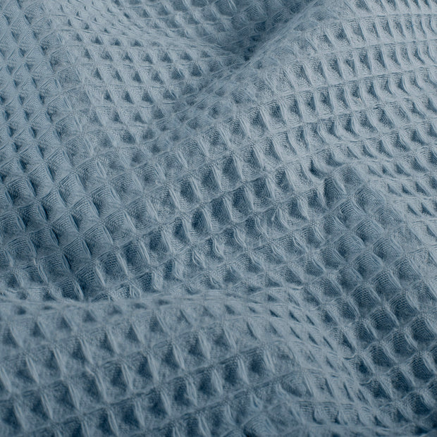 Waffelpiqué fabrik Uni Himmelblau