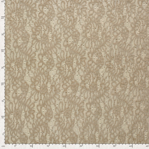 Chenille fabric Unicolour Beige