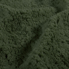 Fake Fur Unicolour Khaki Green