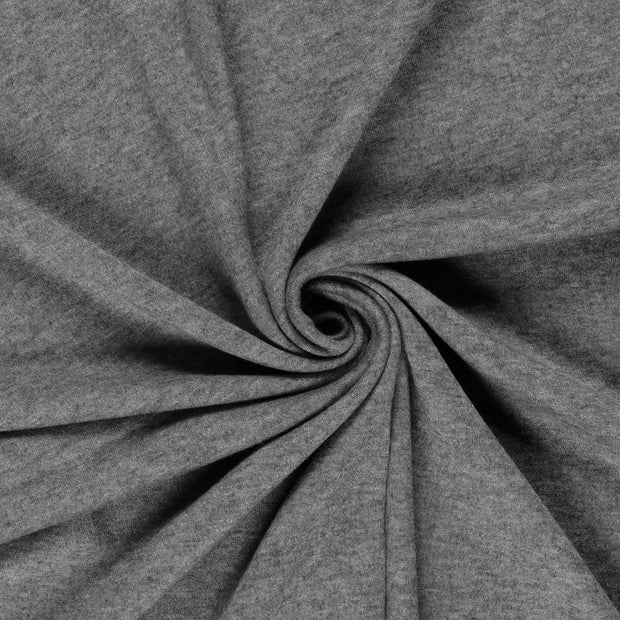 Heavy Knit fabric Grey brushed 