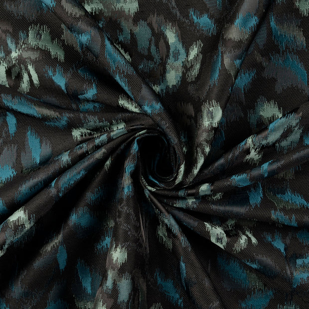 Jacquard tela Petróleo 