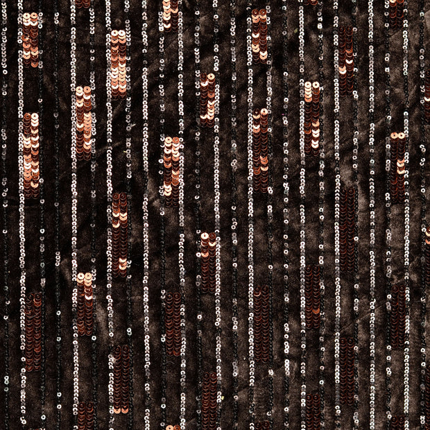 Velours fabric Stripes 