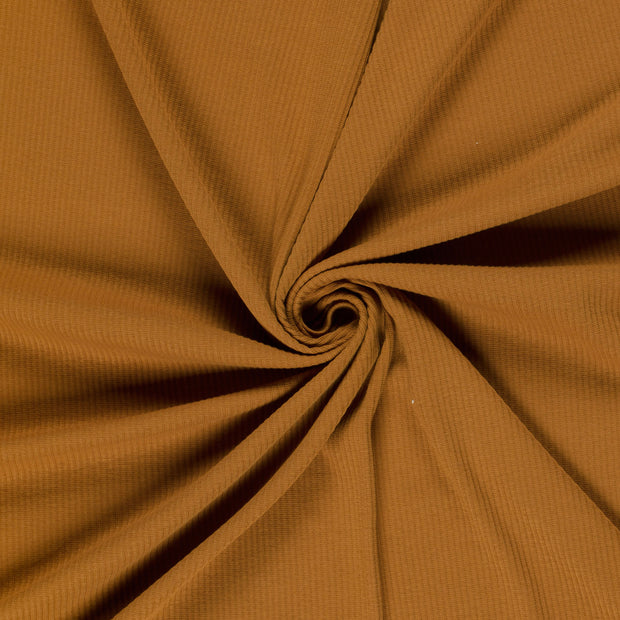 Rib Jersey fabric Caramel 