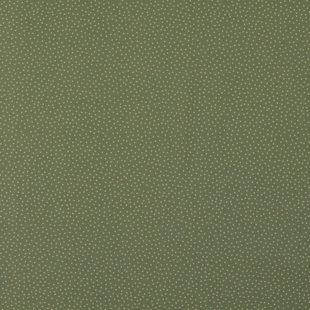 Cotton Poplin fabric Dots Mint