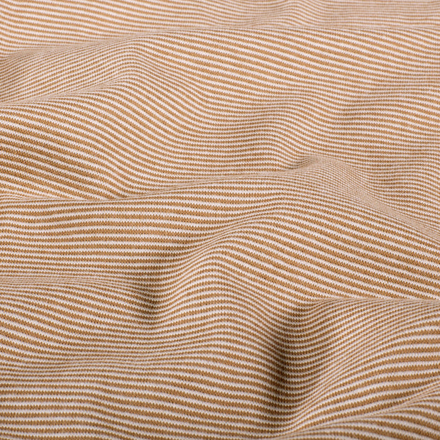 Cuff Material Yarn Dyed fabric Stripes Camel