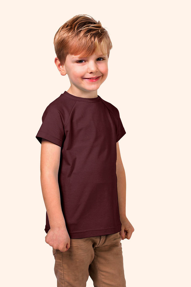 Jersey fabric Unicolour Bordeaux