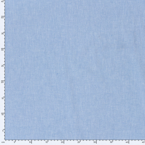 Chambré fabric Herringbone Baby Blue