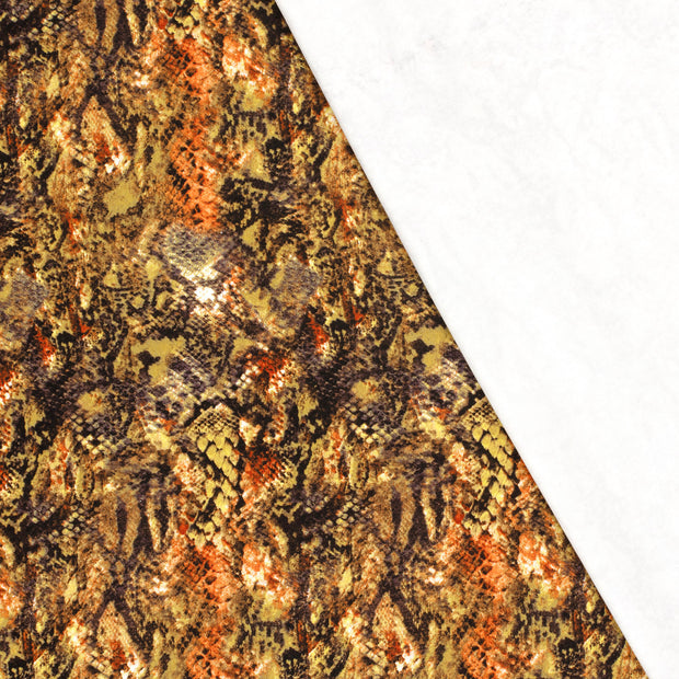Punta di Roma fabric Snakes printed 