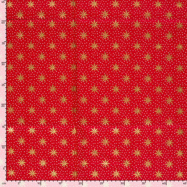 Cotton Poplin fabric Christmas 