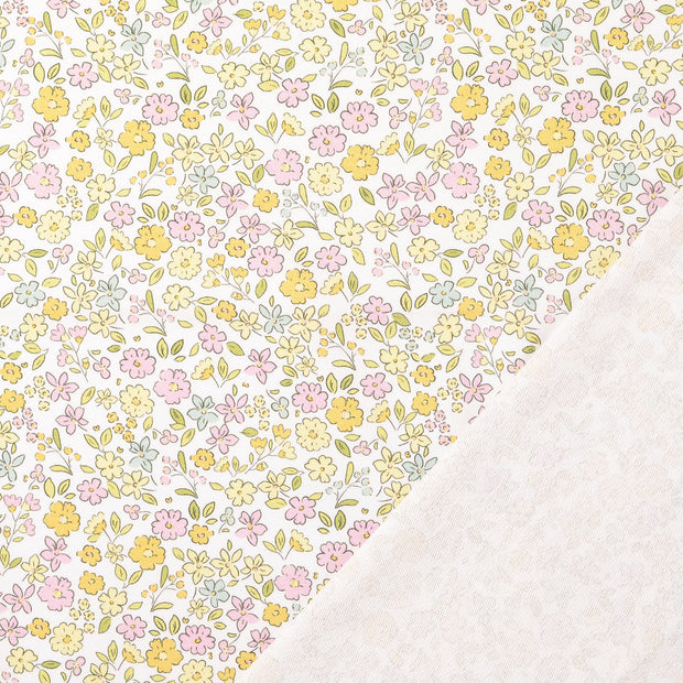 French Terry fabric Yellow digital printed 