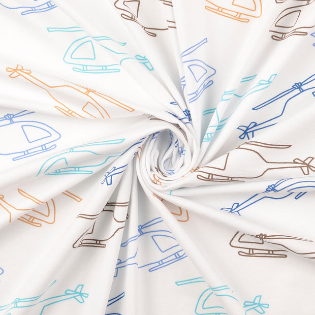 Jersey fabric Baby Blue 