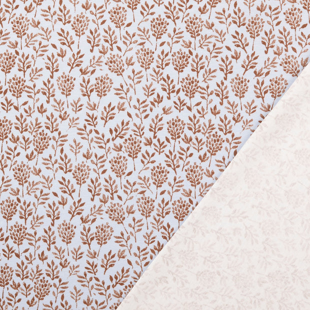 Cotton Jersey fabric Sky Blue printed 