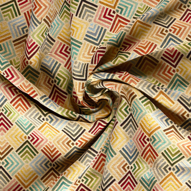 Gobelin tela Beis jacquard 