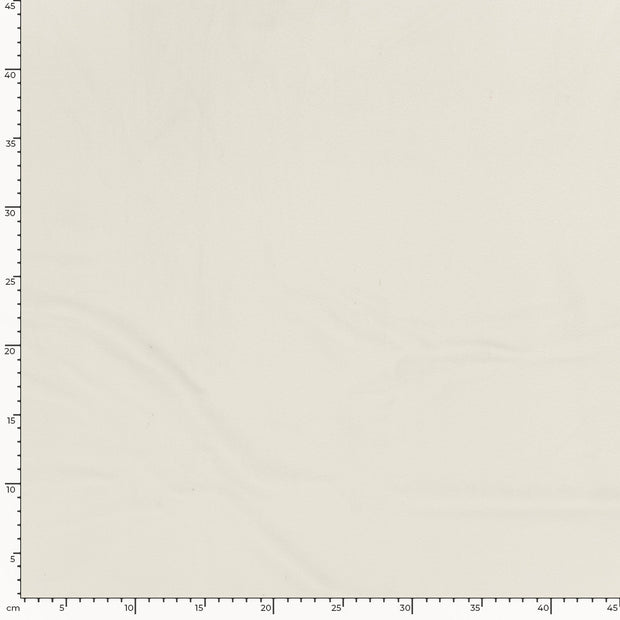Velvet fabric Unicolour Off White