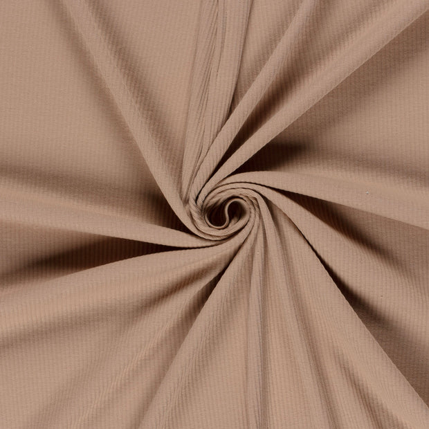 Rib Jersey fabric Nude 