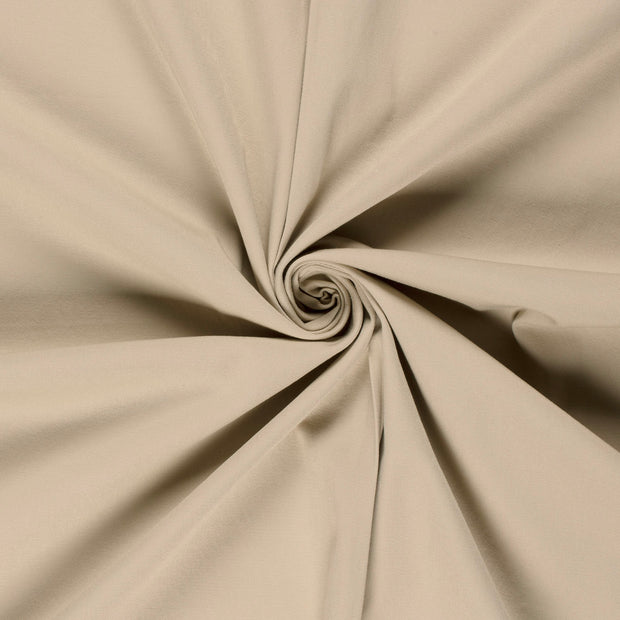 Twill Stretch fabric Beige pre-washed 