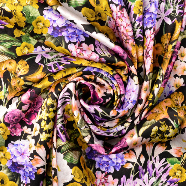 Viscose Satin fabric Multicolor 