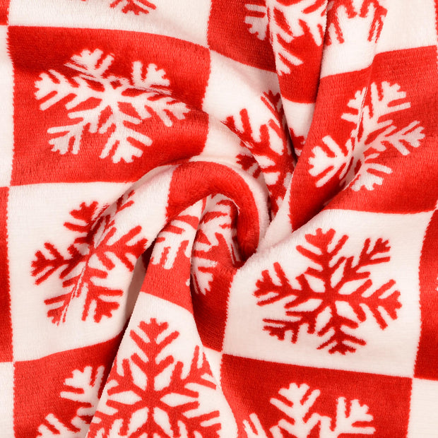 Fleece fabric Red 