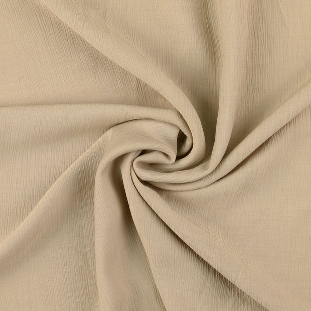 Viscose Poplin fabric Beige 