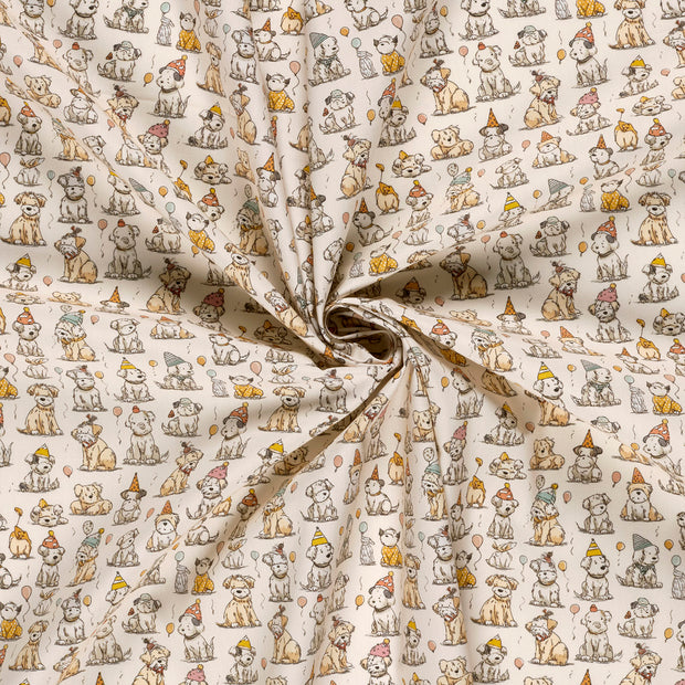 Cotton Poplin fabric Off White 