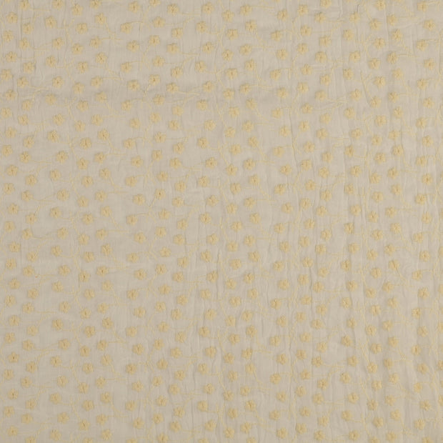 Lace fabric Flowers White