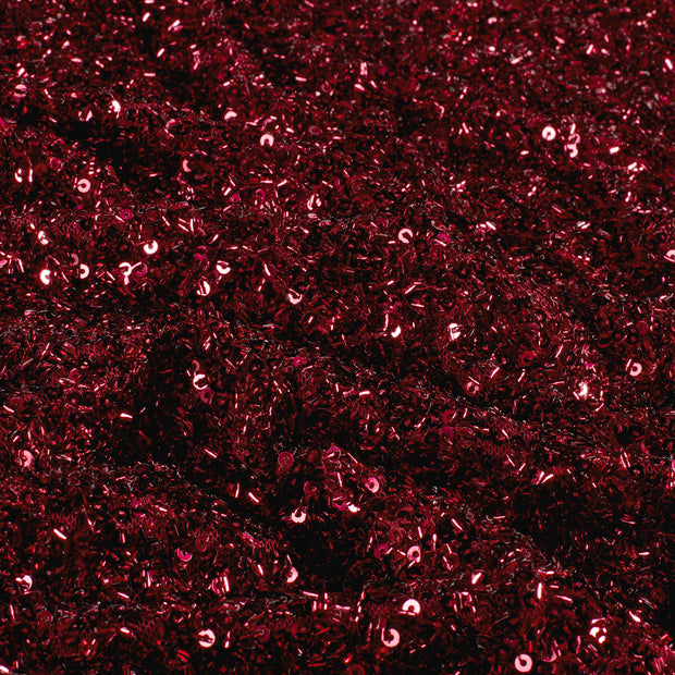 Mesh fabric Unicolour Red