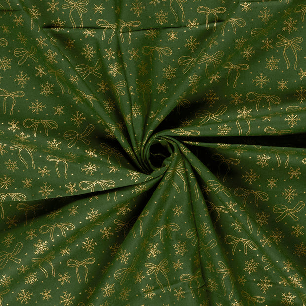 Cotton Poplin fabric Green 