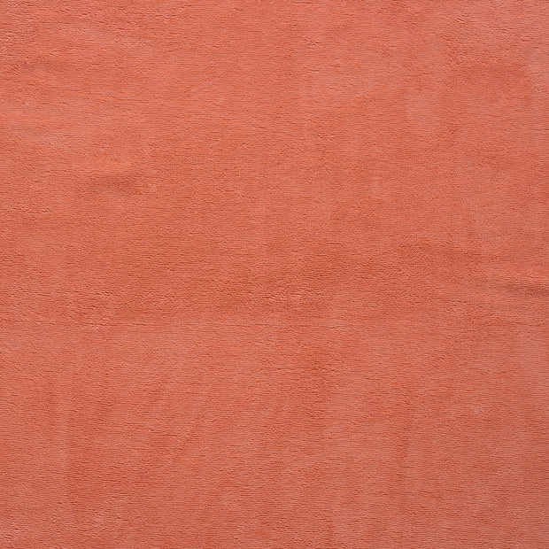 Bamboo Fleece fabric Unicolour Coral