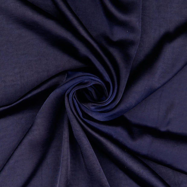 Satin fabric Navy 