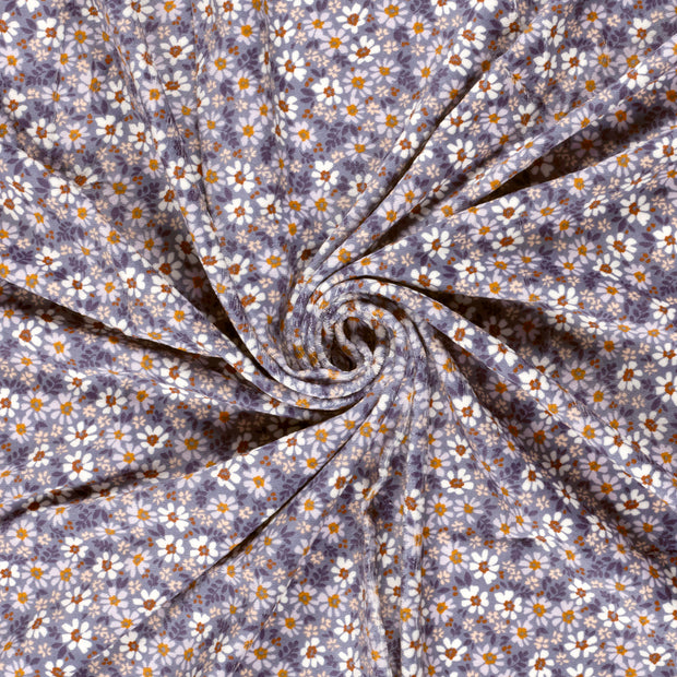 Nicky velours fabric Purple 