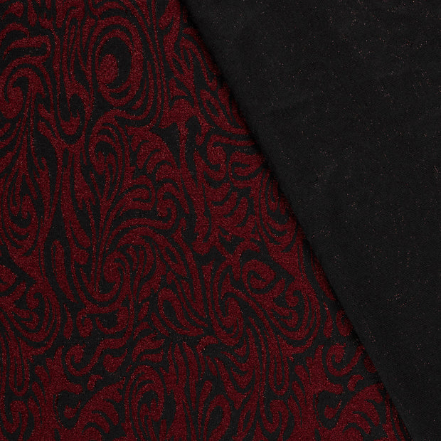 Jacquard fabrik Abstrakt Lurex 